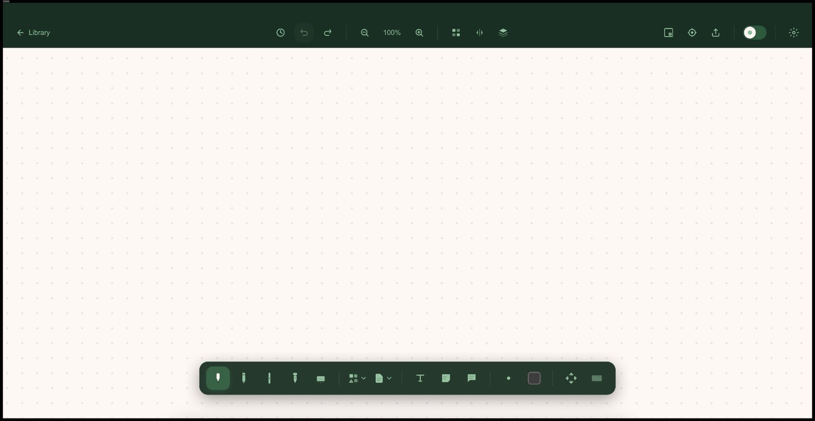 Inkline canvas interface